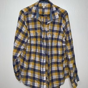 Plaid St Johns Bay button down shirt